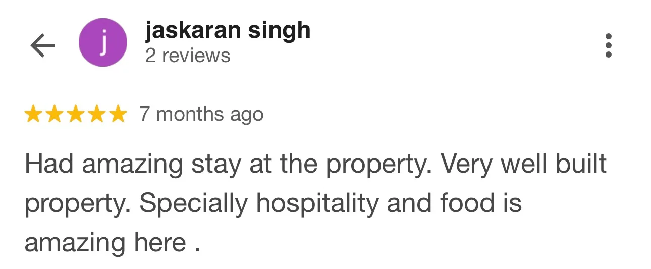 Guest review for Springfield, Kasauli